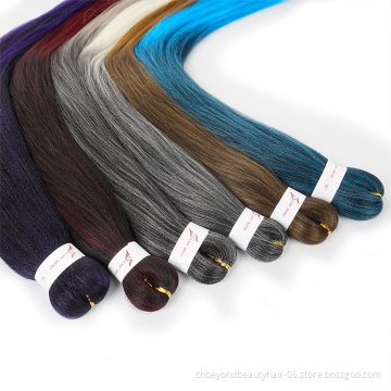 pre stretched braiding hair synthetic hair braids hot water setting easy braid